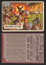 1962 Civil War News Topps TCG Trading Card You Pick Single Cards #1 - 88 9   Savages Attack  - TvMovieCards.com