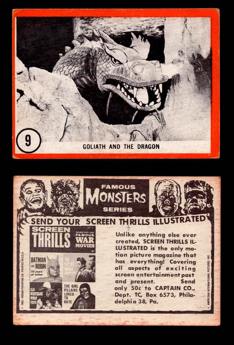 Famous Monsters 1963 Vintage Trading Cards You Pick Singles #1-64 #9  - TvMovieCards.com