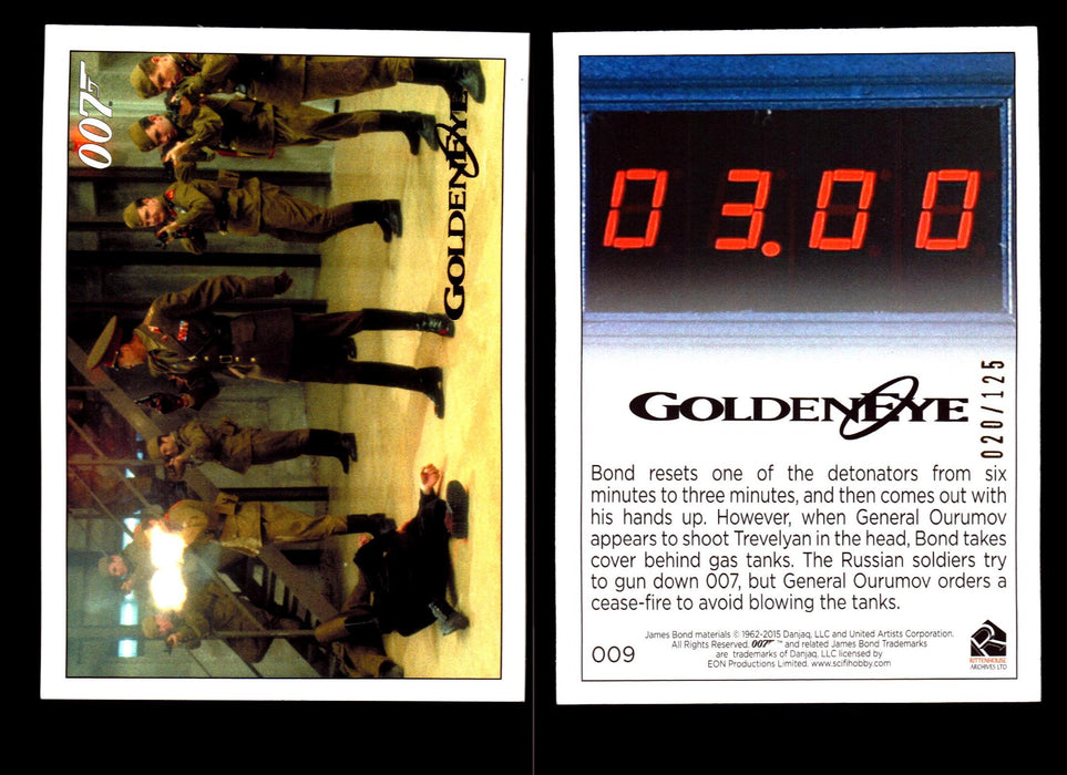 James Bond Archives 2015 Goldeneye Gold Parallel Card You Pick Single #1-#102 #9  - TvMovieCards.com
