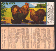 1924 V12 Cowans Chicken Pictures Vintage Trading Cards You Pick Singles #1-24 #9 Partridge Cochins  - TvMovieCards.com