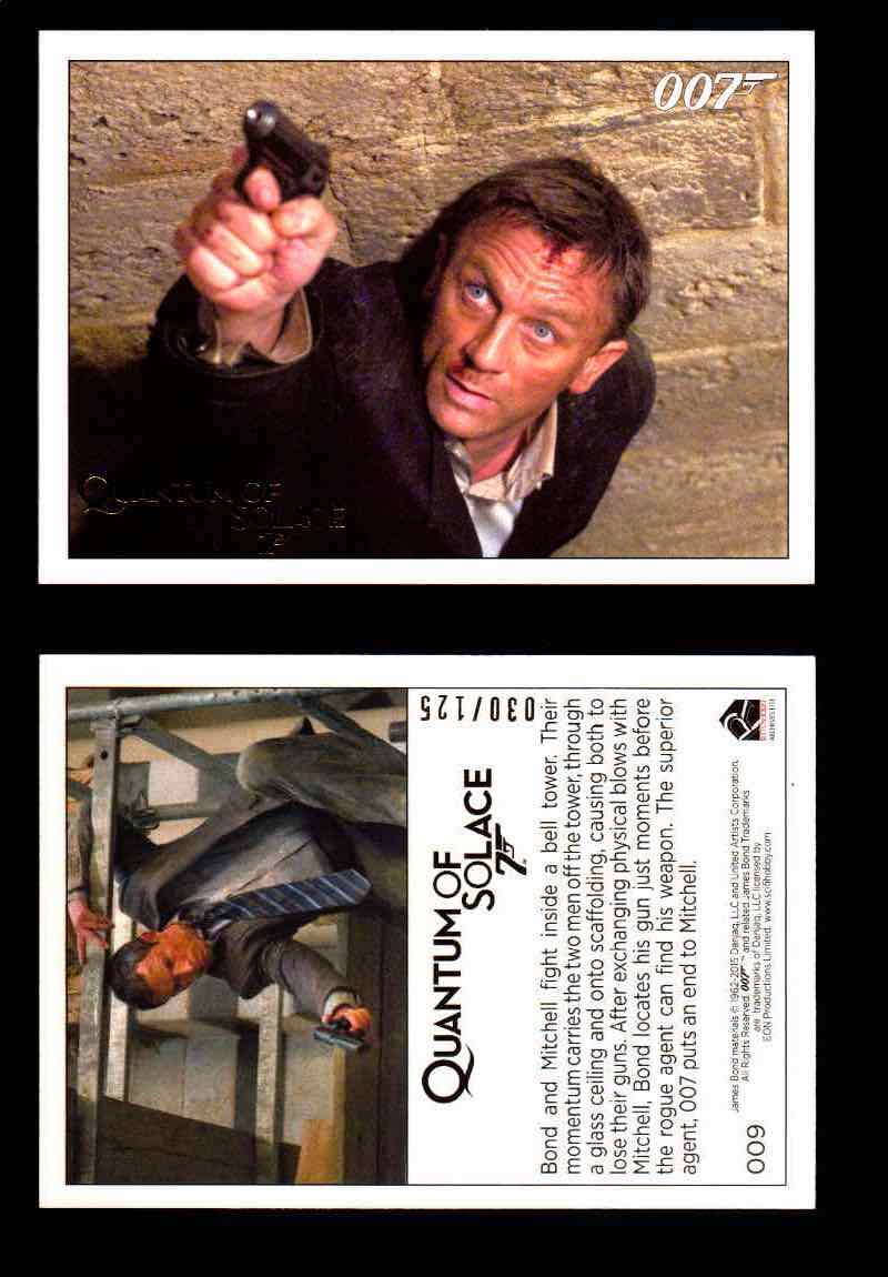 James Bond Archives Quantum of Solace Gold Parallel You Pick Single Cards #1-90 #9  - TvMovieCards.com