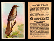 Birds - Useful Birds of America 7th Series You Pick Singles Church & Dwight J-9 #9 Brown Thrasher  - TvMovieCards.com