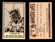 1966 Monster Laffs Midgee Vintage Trading Card You Pick Singles #1-108 Horror #9  - TvMovieCards.com