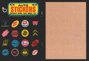 1970 Way Out Wheels Vintage Sticker Trading Cards You Pick Singles #1-22 Topps #9 of 22 (Maserati)  - TvMovieCards.com