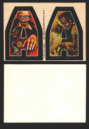 1973-74 Monster Initials Vintage Sticker Trading Cards You Pick Singles #1-#132 A A  - TvMovieCards.com