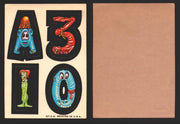 1967 Nutty Initials Sticker Trading Cards You Pick Singles #1-#60 Topps A 3 I 0  - TvMovieCards.com