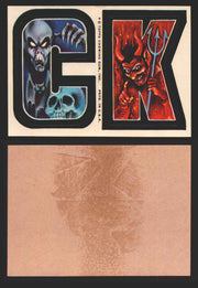 1973-74 Monster Initials Vintage Sticker Trading Cards You Pick Singles #1-#132 C K  - TvMovieCards.com