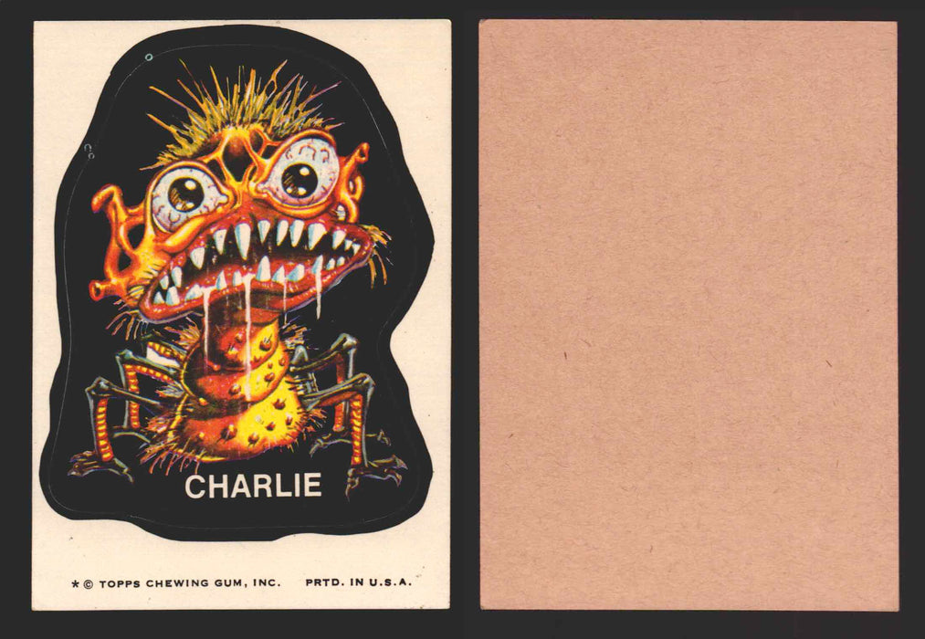 1973-74 Ugly Stickers Tan Back Trading Card You Pick Singles #1-55 Topps Charlie  - TvMovieCards.com