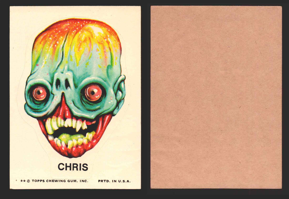1973-74 Ugly Stickers Tan Back Trading Card You Pick Singles #1-55 Topps Chris  - TvMovieCards.com