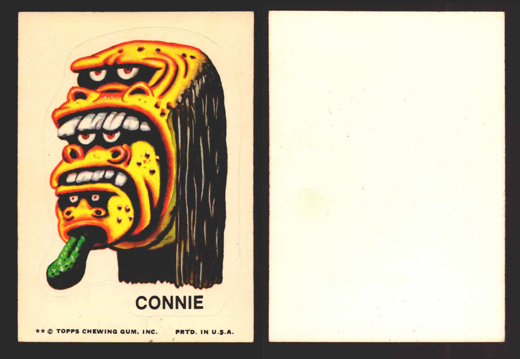 1976 Ugly Stickers White Back Trading Card You Pick Singles #1-55 Topps Connie  - TvMovieCards.com
