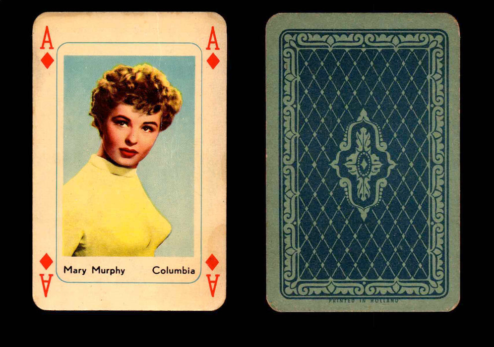 1959 Maple Leaf Hollywood Movie Stars Playing Cards You Pick Singles A - Diamond - Mary Murphy  - TvMovieCards.com