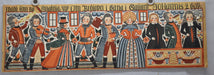 Antique 1700s-1800s Danish Festival / Party lithograph Art Print Poster 12 x 36   - TvMovieCards.com