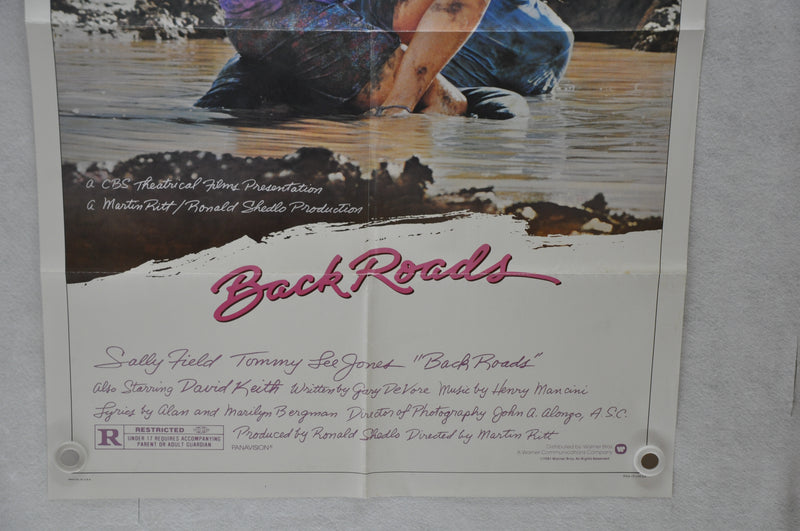 1981 Back Roads Original 1SH Movie Poster 27 x 41 Sally Field Tommy Lee Jones   - TvMovieCards.com
