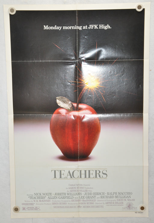 1984 Teachers Original 1SH Movie Poster 27 x 41 Nick Nolte JoBeth Williams   - TvMovieCards.com