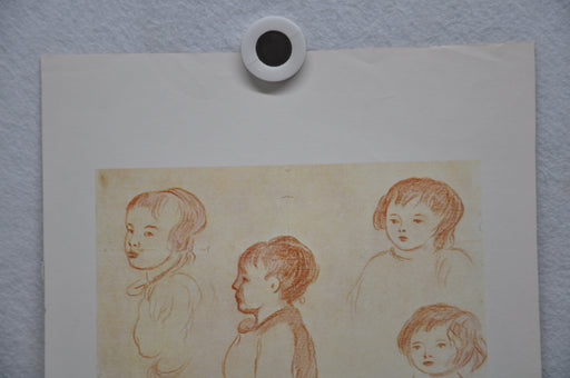 Renoir "Sketch of Four Heads" Heritage Publications Art Print Poster 10 x 13   - TvMovieCards.com