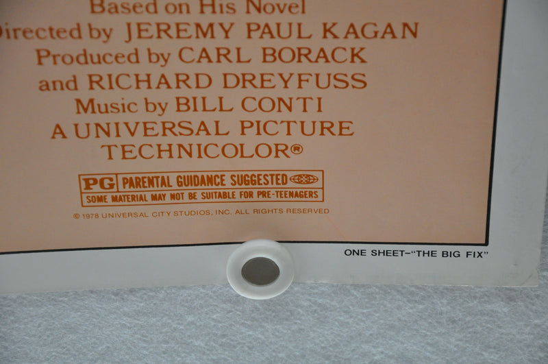 1978 The Big Fix Original 1SH Movie Poster 27 x 41 Richard Dreyfuss, Susan Anspa   - TvMovieCards.com