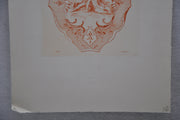 Auguste Pequegnot Etching After Antoine Watteau Plate 3 Lithograph Print 15 x 19   - TvMovieCards.com