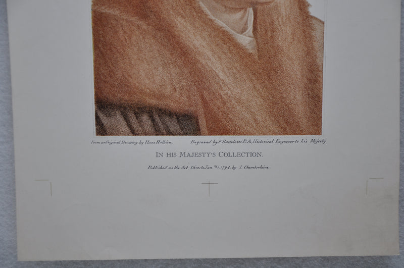 Hans Holbien "Tho: Moor L.d Chancelour" Art Print Poster 11 x 15   - TvMovieCards.com