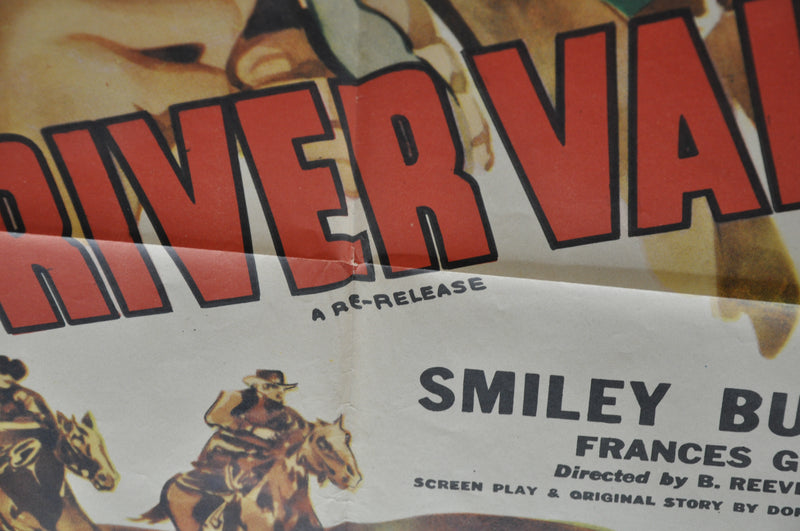 Red River Valley Original 1SH Movie Poster 27 x 41  Gene Autry, Smiley Burnette,   - TvMovieCards.com