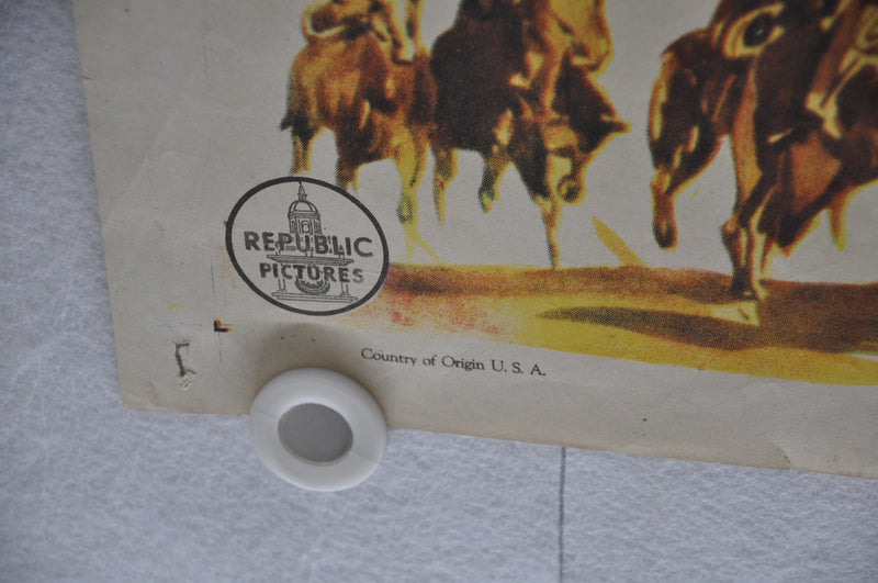 Red River Valley Original 1SH Movie Poster 27 x 41  Gene Autry, Smiley Burnette,   - TvMovieCards.com