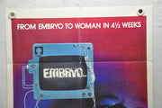 1976 Embryo Original 1SH Movie Poster 27 x 41 Rock Hudson Barbara Carrera   - TvMovieCards.com
