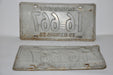 1958 Illinois License Plate Pair #16 667 Passenger Car Original Tag YOM Rat Rod   - TvMovieCards.com