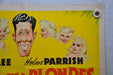 Too Many Blondes 1941 Original Half Sheet Movie Poster Rudy Vallee Helen Parrish   - TvMovieCards.com