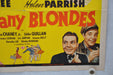Too Many Blondes 1941 Original Half Sheet Movie Poster Rudy Vallee Helen Parrish   - TvMovieCards.com