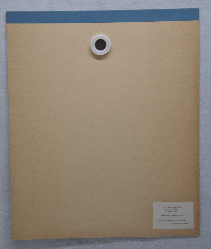 Jacopo da Empoli "Bildnis Einer Unbekannten Frau" Art Print Poster 11 x 15   - TvMovieCards.com