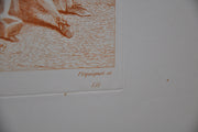 Auguste Pequegnot Etching After Antoine Watteau Plate 131 Lithograph Print   - TvMovieCards.com