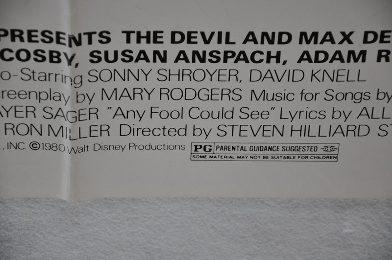 1981 The Devil & Max Devlin Original 1SH Movie Poster 27 x 41 Elliott Gould   - TvMovieCards.com
