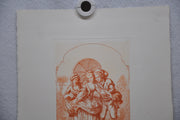 Auguste Pequegnot Etching After J.B Huet Plate 125 Lithograph Print 11 x 15   - TvMovieCards.com