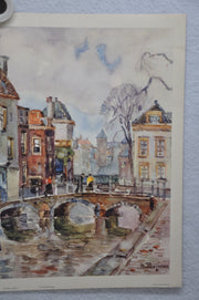 H. Bogman "Smids-water 's-Gravenhage" Art Print Poster 13 x 17   - TvMovieCards.com