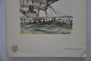 Paul Bach "Zeppelin" Lithograph Art Print 13 x 16   - TvMovieCards.com