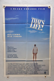 1986 That's Life Original 1SH Movie Poster 27 x 41 Jack Lemmon Julie Andrews   - TvMovieCards.com