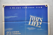 1986 That's Life Original 1SH Movie Poster 27 x 41 Jack Lemmon Julie Andrews   - TvMovieCards.com