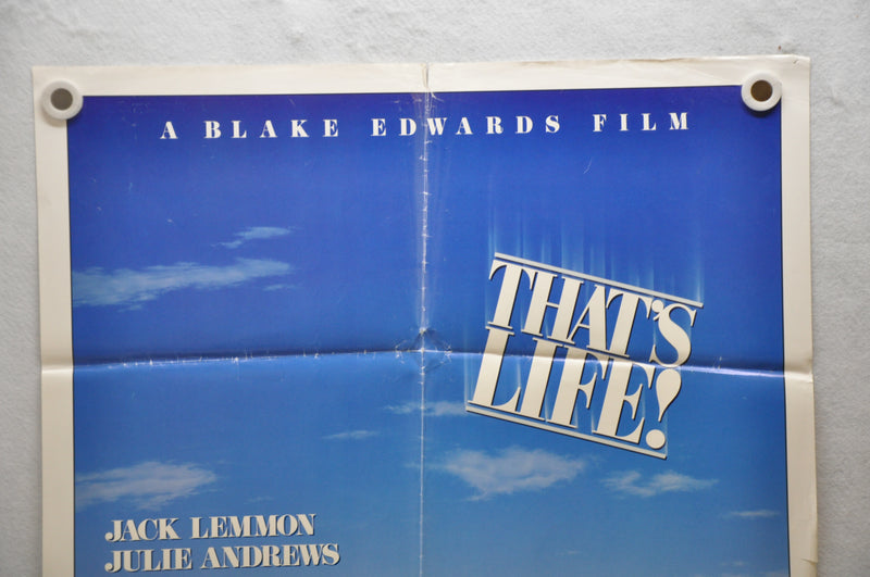 1986 That's Life Original 1SH Movie Poster 27 x 41 Jack Lemmon Julie Andrews   - TvMovieCards.com