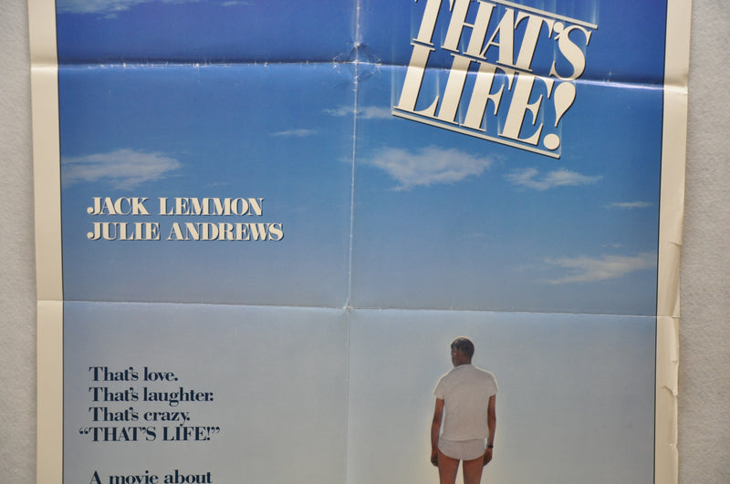 1986 That's Life Original 1SH Movie Poster 27 x 41 Jack Lemmon Julie Andrews   - TvMovieCards.com