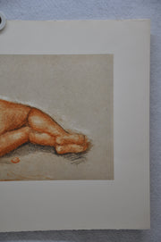 Aristide Maillol "Nu De Dos - Resting Nude" Lithograph Art Print 14 x 20   - TvMovieCards.com