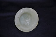 Antique Chinese Green Jade Carved Dragon Ink Well - Dog Mini Vase Perfume   - TvMovieCards.com