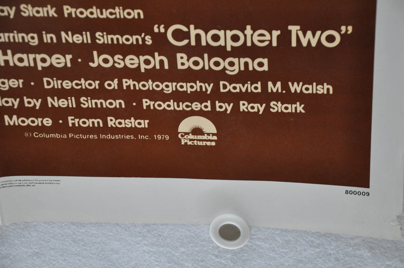 1979 Neil Simon's Chapter Two Original 1SH Movie Poster 27 x 41 James Caan, Mars   - TvMovieCards.com