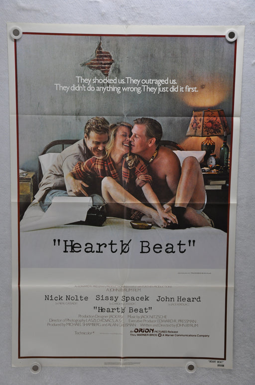 1980 Heart Beat Original 1SH Movie Poster 27 x 41 Nick Nolte, Sissy Spacek, John   - TvMovieCards.com
