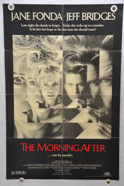 1986 The Morning After Original 1SH Movie Poster 27 x 41 Jane Fonda Jeff Bridges   - TvMovieCards.com
