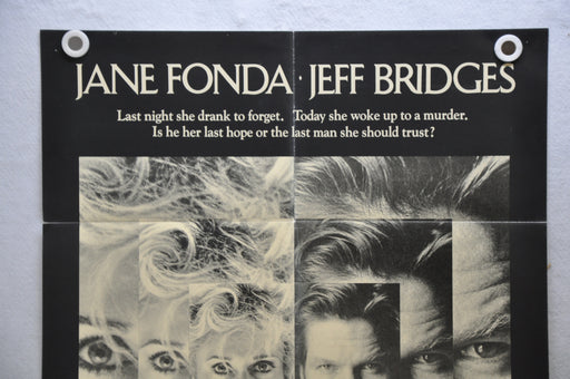 1986 The Morning After Original 1SH Movie Poster 27 x 41 Jane Fonda Jeff Bridges   - TvMovieCards.com