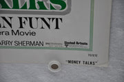 1972 Money Talks Original 1SH Movie Poster 27 x 41 Muhammad Ali, David McHarris,   - TvMovieCards.com