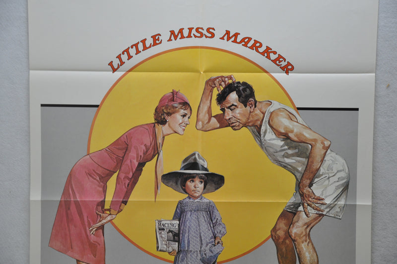 1980 Little Miss Marker Original 1SH Movie Poster 27 x 41 Matthau Julie Andrews   - TvMovieCards.com