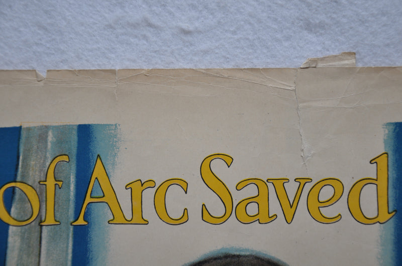 World War I "Joan of Arc Saved France" Propaganda War Poster (20" X 30")   - TvMovieCards.com