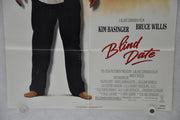 1987 Blind Date Original 1SH Movie Poster 27 x 41 Kim Basinger Bruce Willis   - TvMovieCards.com