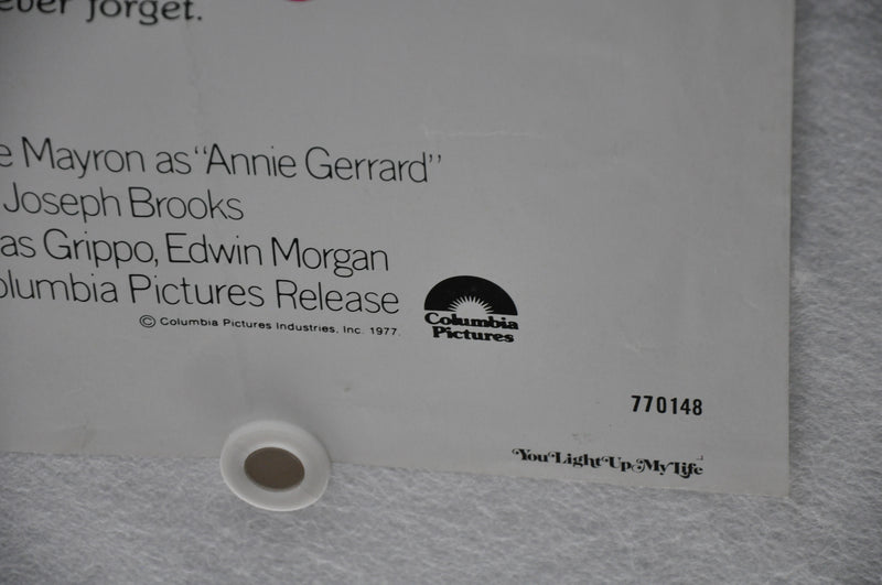 1977 You Light Up My Life Original 1SH Movie Poster 27 x 41 Didi Conn Joe Silver   - TvMovieCards.com