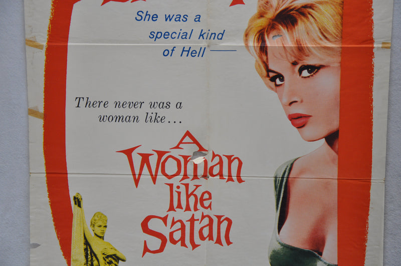 1959 A Woman Like Satan Original 1SH Movie Poster Brigitte Bardot Antonio Vilar   - TvMovieCards.com